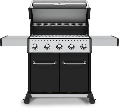 Broil King 876214 Baron 520 Pro, Liquid Propane (LP), Stainless Steel, Black
