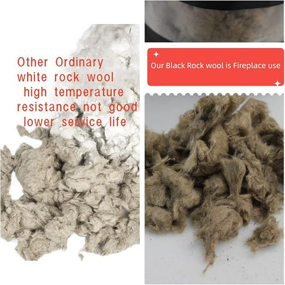 High Temperature Resistance Rock Wool Gas Logs- 6 oz Bag