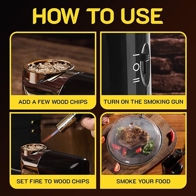 Cocktail Smoker Kit - Whiskey Smoker Kit - Smoke Infuser - Extended Kit, 14 PCS, Smoker Machine with Accessories and Wood Chips - Indoor Smoker - Gift for Men