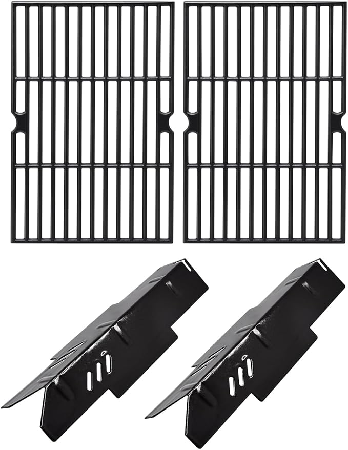 Grill Replacement Parts for Dyna Glo DGF350CSP DGF350CSP-D 2 Burner Grill Models, Replacement for Dyna Glo Heat Tent DGF350CSP, Replacement for Dyna-Glo DGF350CSP Grates
