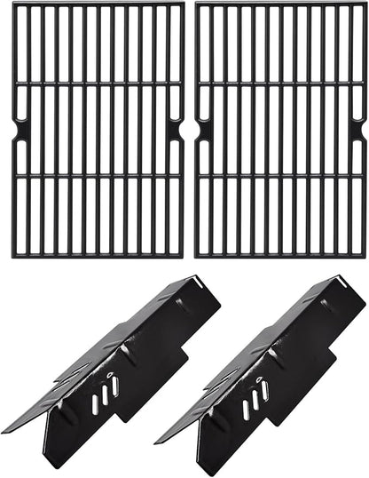 Grill Replacement Parts for Dyna Glo DGF350CSP DGF350CSP-D 2 Burner Grill Models, Replacement for Dyna Glo Heat Tent DGF350CSP, Replacement for Dyna-Glo DGF350CSP Grates