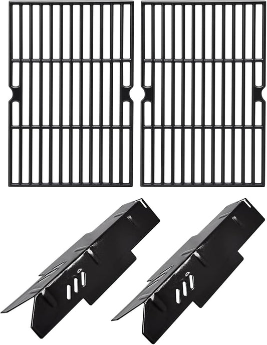 Grill Replacement Parts for Dyna Glo DGF350CSP DGF350CSP-D 2 Burner Grill Models, Replacement for Dyna Glo Heat Tent DGF350CSP, Replacement for Dyna-Glo DGF350CSP Grates