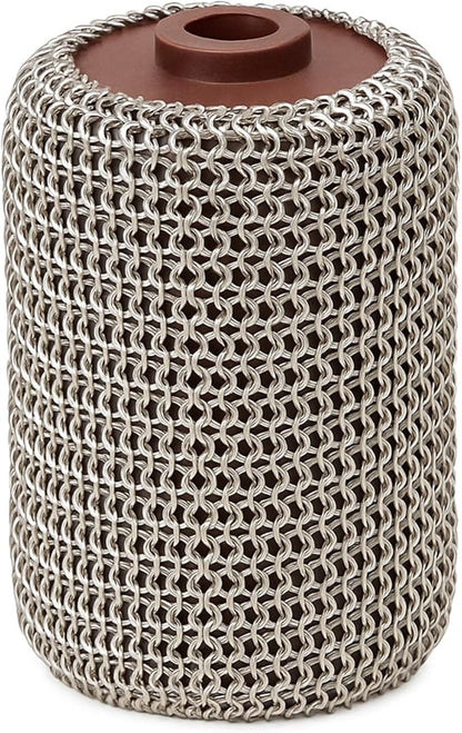 Horsepower Giddy Up Bristle-Free Spinning Grill Brush Replacement Head w/LED, AS SEEN ON TV, Cordless & Rechargeable, 304 Stainless Steel Power Roller Blasts Away Burnt-On Food