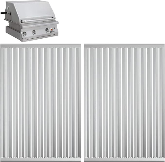 Grill Grates for Solaire AGBQ 30/36/42/56/56T Stainless Steel Grill Replacement Parts for IRBQ 30/42 Grills Replacement Grates for SOL-6004R, 12.8 x 18.9 Inch