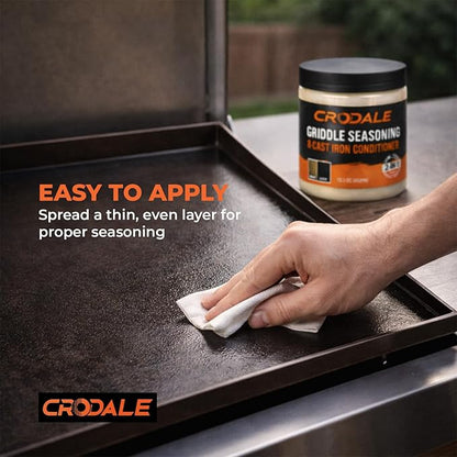 Blackstone Griddle Cleaning Kit - Premium 2-in-1 Blackstone Griddle Seasoning and Conditioner - Blackstone Restoration Kit - Cast Iron and Carbon Steel Cookware - 15.3oz