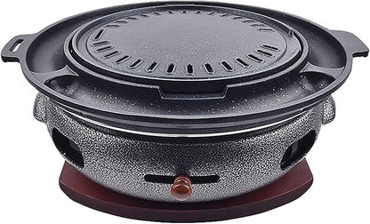 BBQ Barbeque Barbecue Grill, BBQ, Multifunctional Smokeless Charcoal Grill, Household Korean BBQ Grill, Split Design, Outdoor/Indoor (Color : G)