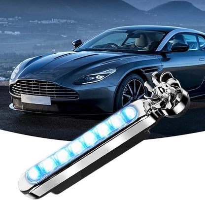 Wind Powered Led Light Waterproof Decorative Adjustable Lamps | 2 Pieces Wind Powered LED Vehicle Daytime Lights for Trucks SUV Motorcycle Bike Auto Travel Road Trips Camping Outdoor