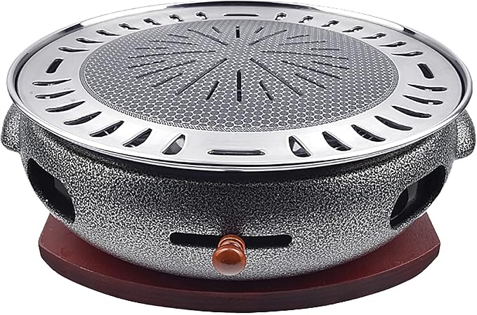 BBQ Barbeque Barbecue Grill, BBQ, Multifunctional Smokeless Charcoal Grill, Household Korean BBQ Grill, Split Design, Outdoor/Indoor (Color : G)
