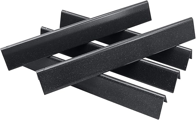 Uniflasy Grill Parts for Weber Genesis Flavorizer Bars for Genesis 300 Series, 17.5" Porcelain Steel for Weber Genesis Grill Parts Heat Plates, Replacement 7620 7621 for E310 E320 E330 S310 S320 S330