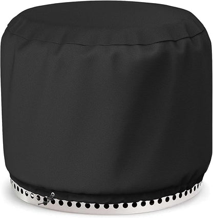 SHINESTAR Fire Pit Cover for Solo Stove Bonfire, Fire Bowl Cover for 18-20 Inches Fire Pits, Waterproof & Windproof, 20 Dia x 14 H, Black