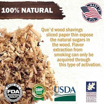 Cocktail Smoker Wood Chips - 14oz Nutcracker Sweet Walnut, Pecan & Cinnamon Shavings for Smoker, Whiskey & Drink Infuser Kit - Culinary Wood Smoking Chips for Cocktail Smoke Gun & Drink Smokers