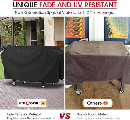 Unicook Griddle Cover for Blackstone 36 Inch 4 Burner Grill, Unique UV Resistant Waterproof Vinyl with Polyester Lining, Flat Top Gas Grill Cover for Pit Boss, Nexgrill, Camp Chef