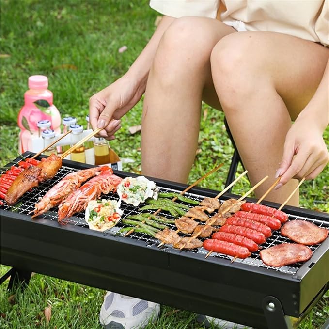 Charcoal Grills Outdoor Barbecue Stove Household Charcoal Barbecue Stove Portable Thickened Barbecue Stove Folding Barbecue Stove Outdoor Grill