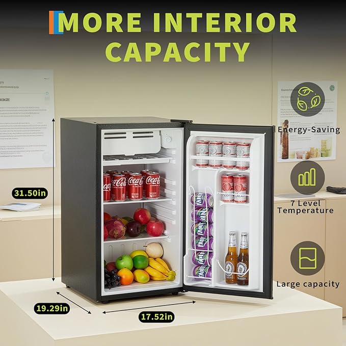 PioneerWorks 3.2 Cu. Ft. Compact Refrigerator