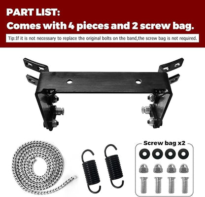 Hinge Assembly Kit for Green Egg, Egg Accessories - Powder Coated Steel Hinge Set