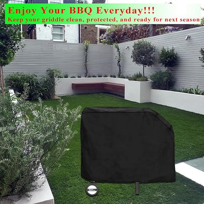 Griddle Cover for Royal Gourmet 2 Burner Griddle- 600D Flat Top 38 Inch Grill Cover for Royal Gourmet GB2000 Regal 2-Burner Flattop Gas Grill Griddle, Heavy Duty & Waterproof Outdoor