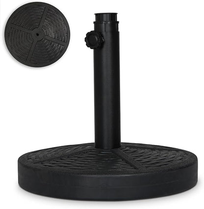 Backyard Expressions 26.5 Lb Umbrella Stand, Patio Umbrella Base, 15 in Diameter