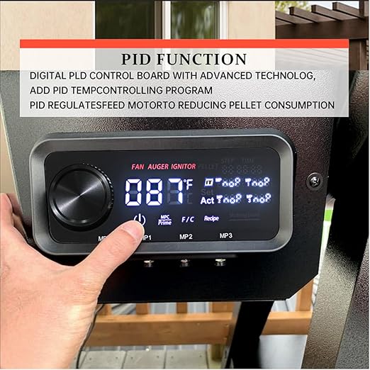 Replacement Pit Boss PID Thermostat Control Board 80145 Compatible with Pit Boss Pro Series II 1150 Wood Pellet Grills, with WiFi & Bluetooth Function, can Connect to Mobile APP.