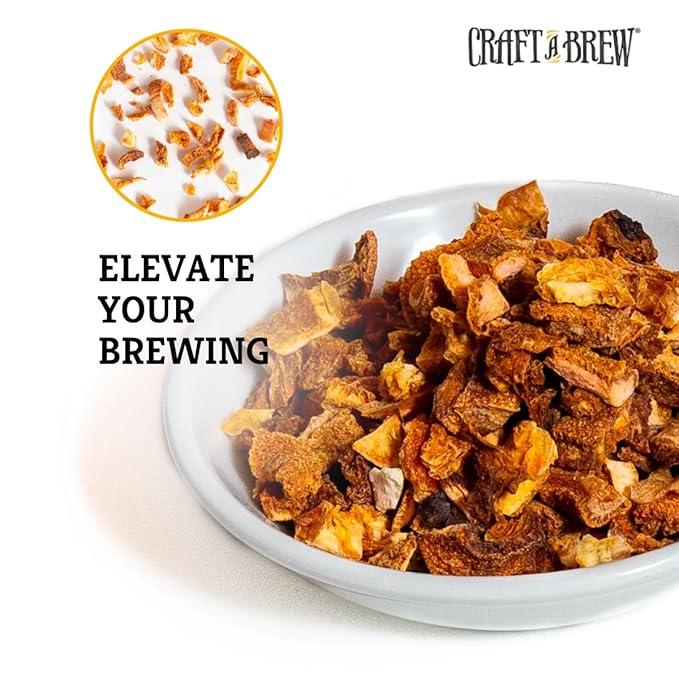Craft A Brew - Sweet Orange Peel - For Beer Brewing - Adds Citrus Flavor to Your Homebrew - Smooth, Sweet, Orange Flavor - 1.5 oz Pack