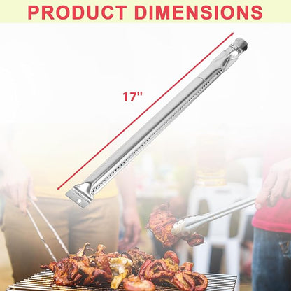 GR2039201-MM-00 Grill Burners Tubes for Members Mark grill parts, 17 Inch Burners for SAMS Club ST1017-012939 Propane Grills, Outdoor Gourmet GD430, Uniflame GBC1059WB Parts, Stainless Steel, 8 Pack