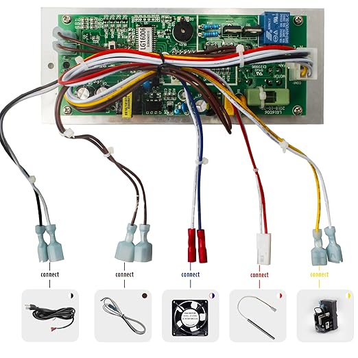 Digital Control Board Kit for Louisiana Grills G2 Compatible with Louisiana CS570 CS450 LG700 LG900 800 Elite with Meat Probe,RTD Temperature Probe,Hot Rod Ignitor,Parts Number 50125