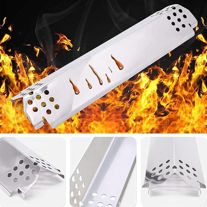 Grill Replacement Parts for Nexgrill 720-0925S, 720-0894F, Nexgrill 2 Burner 720-0864M, 720-0864, 720-0864R and BBQ PRO, Backyard Grill, Expert, Kenmore Grill Parts. Grill Heat Plates, Burner Tubes.