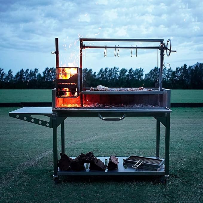TAGWOOD BBQ Fully Featured Argentine Grill Santa Maria Grill Style With Brasero Stainless Steel | BBQ03SS