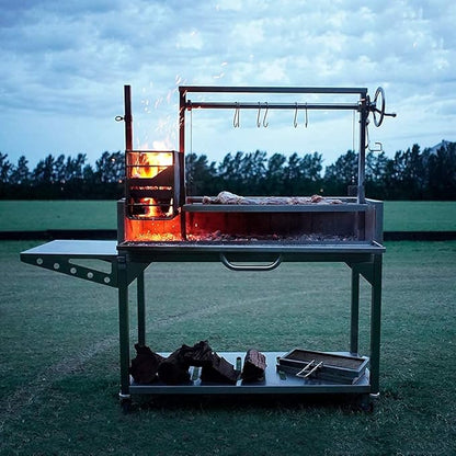 TAGWOOD BBQ Fully Featured Argentine Grill Santa Maria Grill Style With Brasero Stainless Steel | BBQ03SS