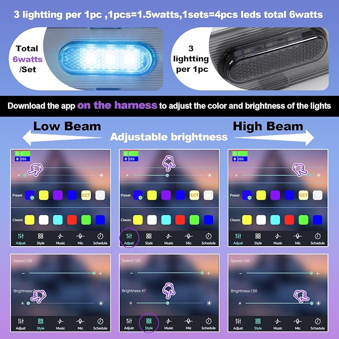 RGB Grills Grill Lights for 2025-27 Toyota 4Runner TRD Pro Trailhunter | 2026 TRD Pro Trailhunter Grille Grills light accessories