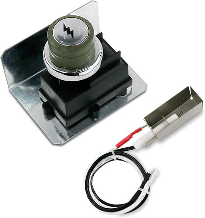QuliMetal 67726 Igniter Kit for Weber Genesis 300 Series Grills with Side-Controls (2007), Battery Igniter Kit for Genesis E/S-310 E/S-320 with Metal Spark Box
