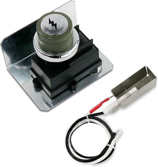 QuliMetal 67726 Igniter Kit for Weber Genesis 300 Series Grills with Side-Controls (2007), Battery Igniter Kit for Genesis E/S-310 E/S-320 with Metal Spark Box