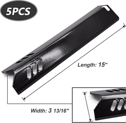 Replacement Parts for Backyard Grill BY14-101-001-04 GBC1460W BY13-101-001-13 BY12-084-029-98 GBC1255W, Dynaglo DGF510SSP DGF510SSP-D, 5-Pack Grill Heat Tents, Burner Tubes, Grill Ignitors