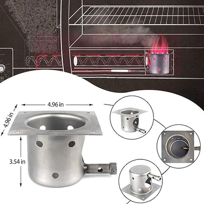 Auger Motor, Grill Induction Fan, Fire Burn Pot, and Hot Rod Ignitor Kit, with Screws and Fuse Compatible with Pit Boss and Traeger Wood Pellet Grill Smokes