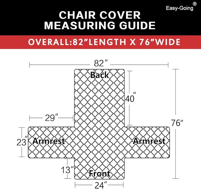 Easy-Going Reversible Couch Cover, Small Chair, Army Green/Beige | Machine Washable Slipcover For Dogs, Water Resistant Furniture Mat For Living Room, Non-Slip Sofa Cover, Pet Friendly