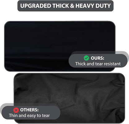 OG42 Grill Cover Replacement Parts for Wolf Built-in 42 Inch Grills Twin Eagles Alfresco Lynx 42” Built in Grill Parts Outdoor Heavy Duty BBQ Cover Griddle Hood Cover Black Grill Top Cover 1 Pack