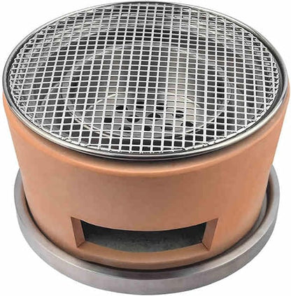 Portable Pottery Barbecue Stove Clay Charcoal Stove Outdoor Charcoal Stove Grill Tool Complete Accessories for Outdoor