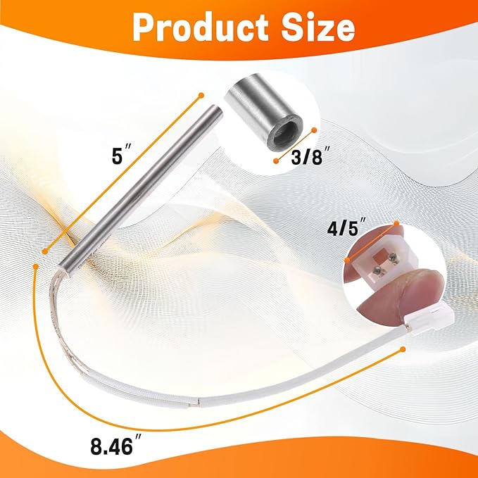 Hot Rod Ignitor Kit, Replacement for All Louisiana Wood Pellet Grills and Pellet Smokers LS-9.5127 120V 300W 215L
