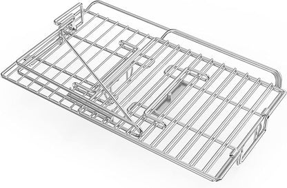 only fire Griddle Warming Rack Fits for 22" Blackstone Griddles, One-Step Clip On Attachment