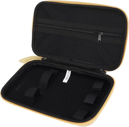 Dan&Dre EVA Shockproof Portable Camping Grill Flashlight Box/Cover with Large Capacity, Fixing Strap, Lightweight for Outdoor Activities, Camping, BBQ, Hiking (Khaki)
