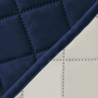 Easy-Going Reversible Couch Cover, Small Chair, Navy/Ivory | Machine Washable Slipcover For Dogs, Water Resistant Furniture Mat For Living Room, Non-Slip Sofa Cover, Pet Friendly
