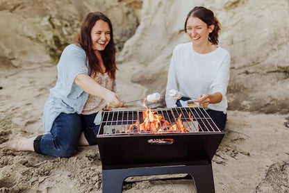 PICNIC TIME NCAA Colorado Buffaloes X-Grill Portable Grill - Camping Grill - Small Charcoal Grill for Tailgating