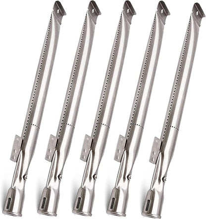 BBQ-Element Stainless Steel Grill Burner Tubes Replacement for Nexgrill 720-0888, 720-0888N, 720-0882S, Gas Grill Pipe Burners for Kenmore, Kitchen Aid, Nexgrill 720-0830H Gas Grill.(5 Pack)