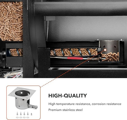 Stanbroil Fire Burn Pot Compatible with Traeger Grill and Most Pit Boss Grills