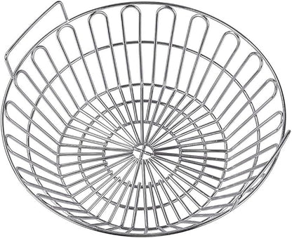 SELEWARE Stainless Steel 304 Charcoal Basket Lump Charcoal Ash Basket, 14'' Grill Baskets for Classic Joe Large Big Green Egg, Primo Kamado