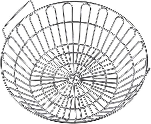 SELEWARE Stainless Steel 304 Charcoal Basket Lump Charcoal Ash Basket, 14'' Grill Baskets for Classic Joe Large Big Green Egg, Primo Kamado