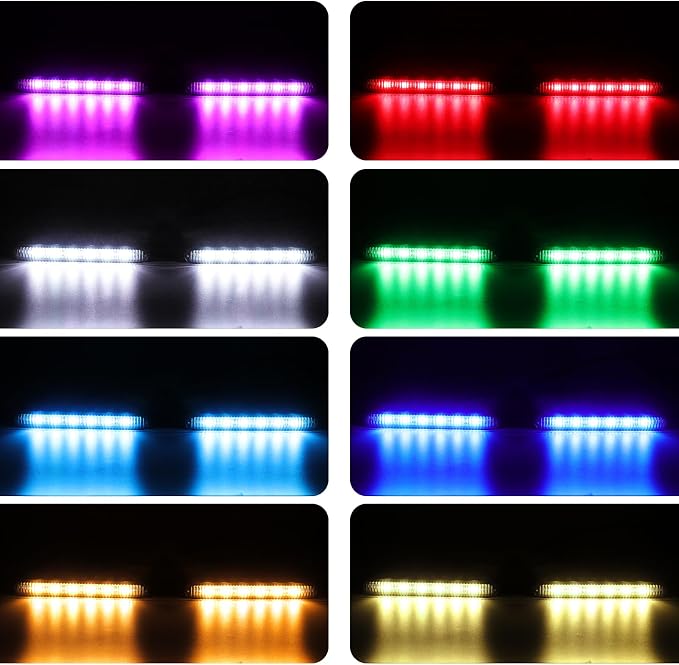 RGB Led Grills Lights for 2024 2025 2026 Toyota Tacoma Limited | amber ,white ,RGB 2025 2026 tacoma limited grille light assembly