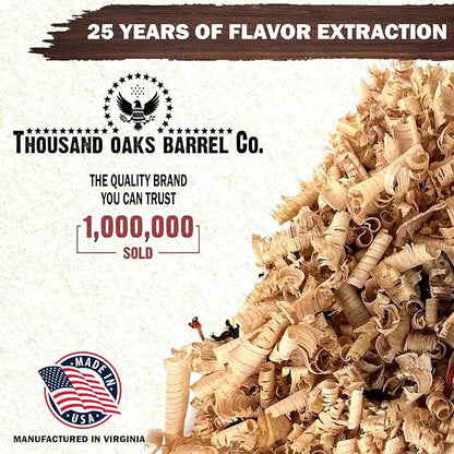 Foghat Cocktail Smoker Wood Chips - 100oz Whiskey Barrel Oak Shavings for Smoker, Bourbon & Drink Infuser Kit - All Natural, Culinary Wood Smoking Chips