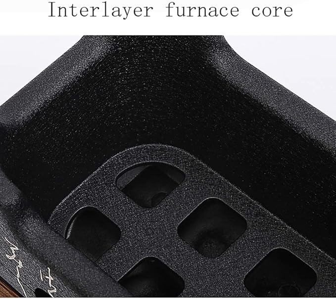 BBQ Barbeque Barbecue Grill,Aluminum Alloy Furnace,Portable Household Charcoal Barbecue Stove,Indoor and Outdoor,2 Size (Size : 11.5cm13cm)