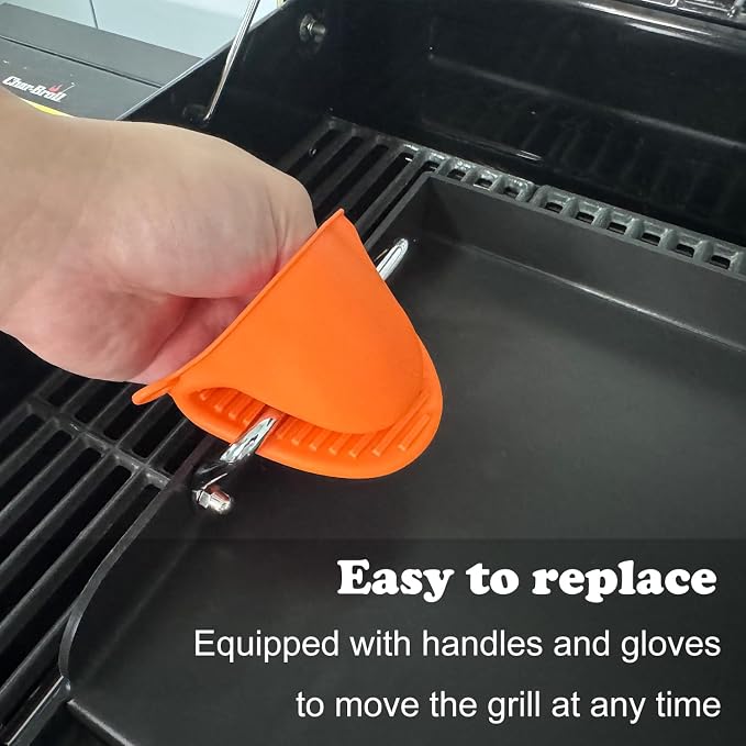 Universal Nonstick Coating Griddle for Gas Stove/Grill/Electric/Charcoal | 25"x16" Flat Top Griddle for Grills, Outdoor Cooking and Camping Grilling