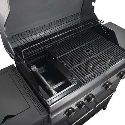 Grill Replacement Parts for Charbroil 4 Burner 463436215, 463439915, 463436213, 463436214, G432-001N-W1, 16 7/8" Cast Iron Grill Grates, Burner Tubes, Heat Plates, Carryover Tubes, Igniters.